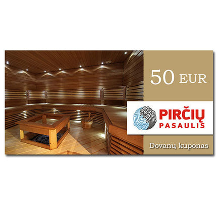Dovanų kuponas 50 Eurų