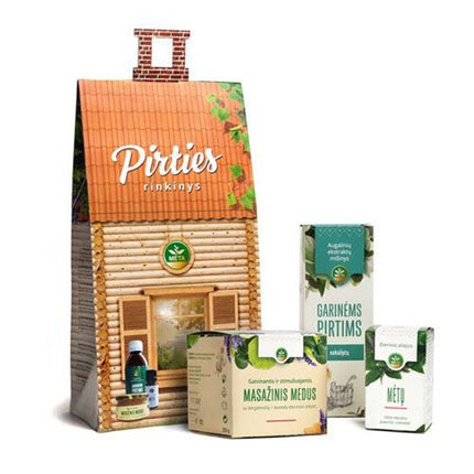 Ekologiškų pirties priemonių rinkinys