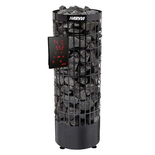 Harvia Cilindro PC70XE black steel