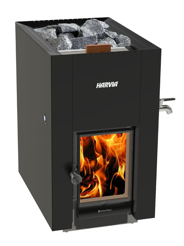 Harvia Linear 22 GreenFlame ES black