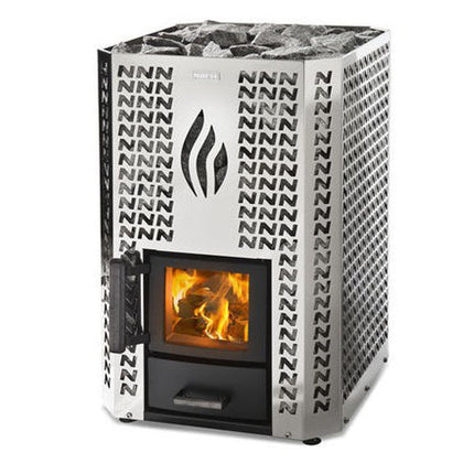 Narvi Stony 20 stainless steel bright pirties malkinė krosnelė