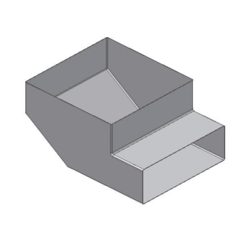 Išėjimas su atvirkščia alkūne 5G15-15x15