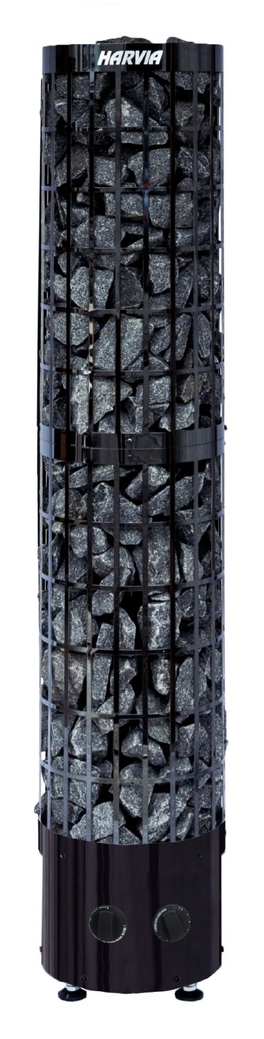 Elektrinė pirties krosnelė Harvia Cilindro PC66 6,6 kW Black Steel